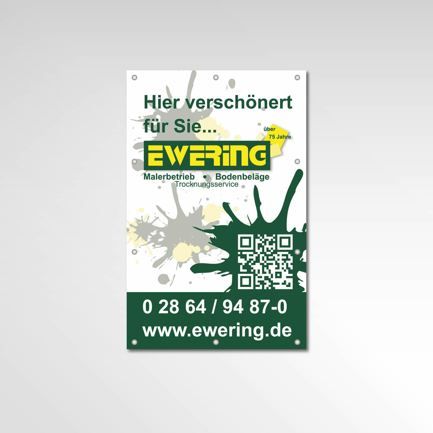 Ewering Bauzaun Banner Printprodukte Hier verschönert für Sie Werbetechnik ewering.de