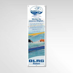 DLRG Reken Banner Werbemittel Printprodukt passives Mitglied werden