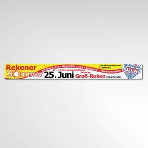 Banner Printprodukt Werbemittel Marketinggemeinschafft Reken Rekener Sommer