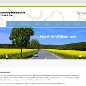 Home Startseite Marketinggemeinschaft Reken Website mg-reken.de Webdesign