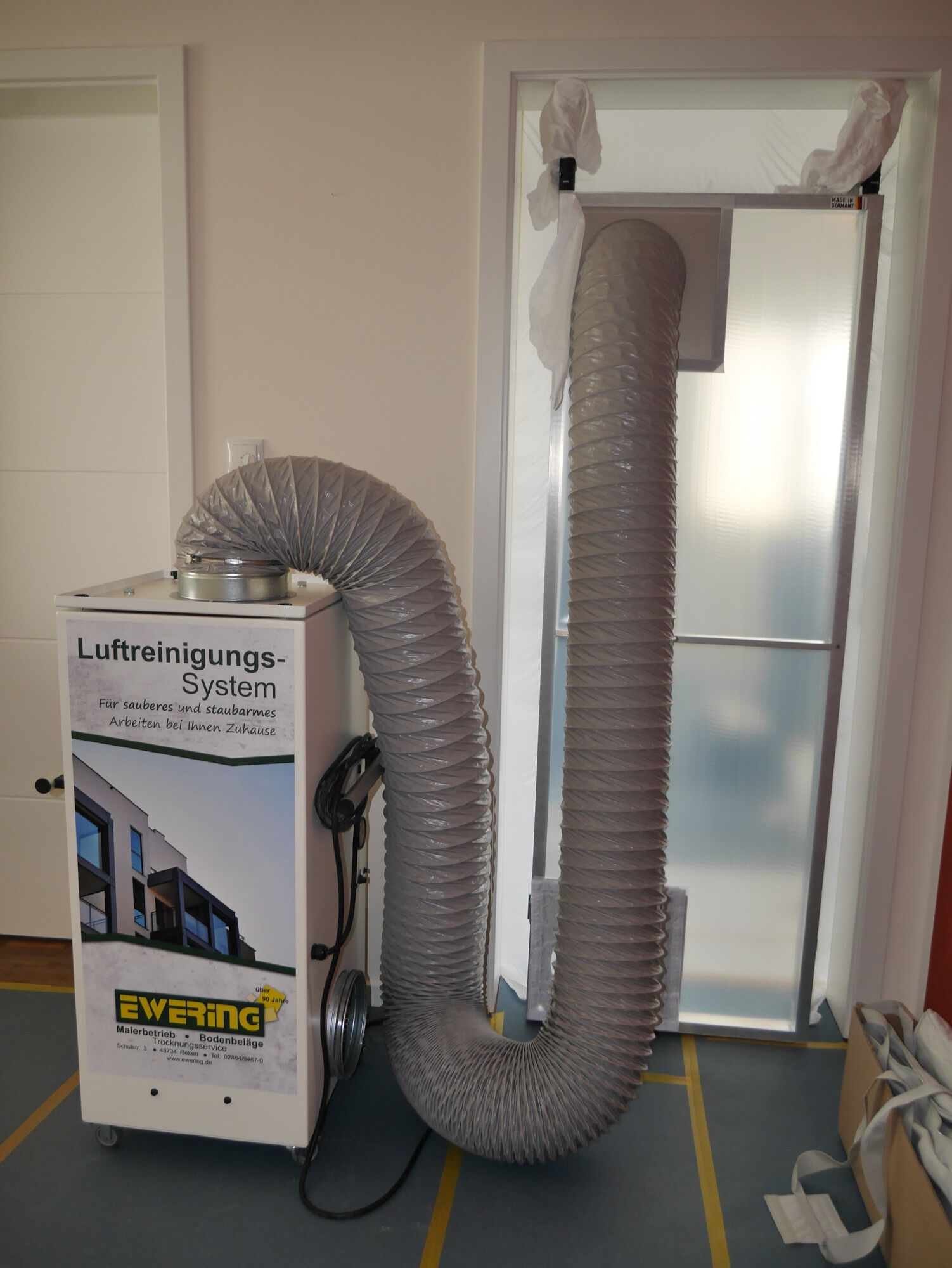 Luftreinigungssystem mit moderner Steuereinheit für Wohnräume im Exklusivbereich - Exklusivarbeiten