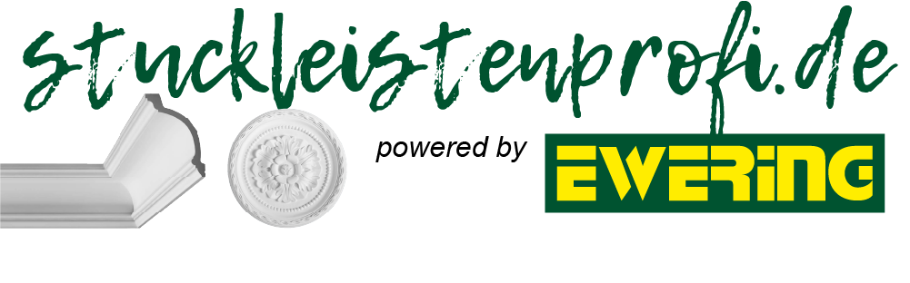 Logo „tapetenshop.com“ von Ewering mit grüner Schrift, Symbolen für Tapeten, Muster und Struktur sowie Ewering-Logo
