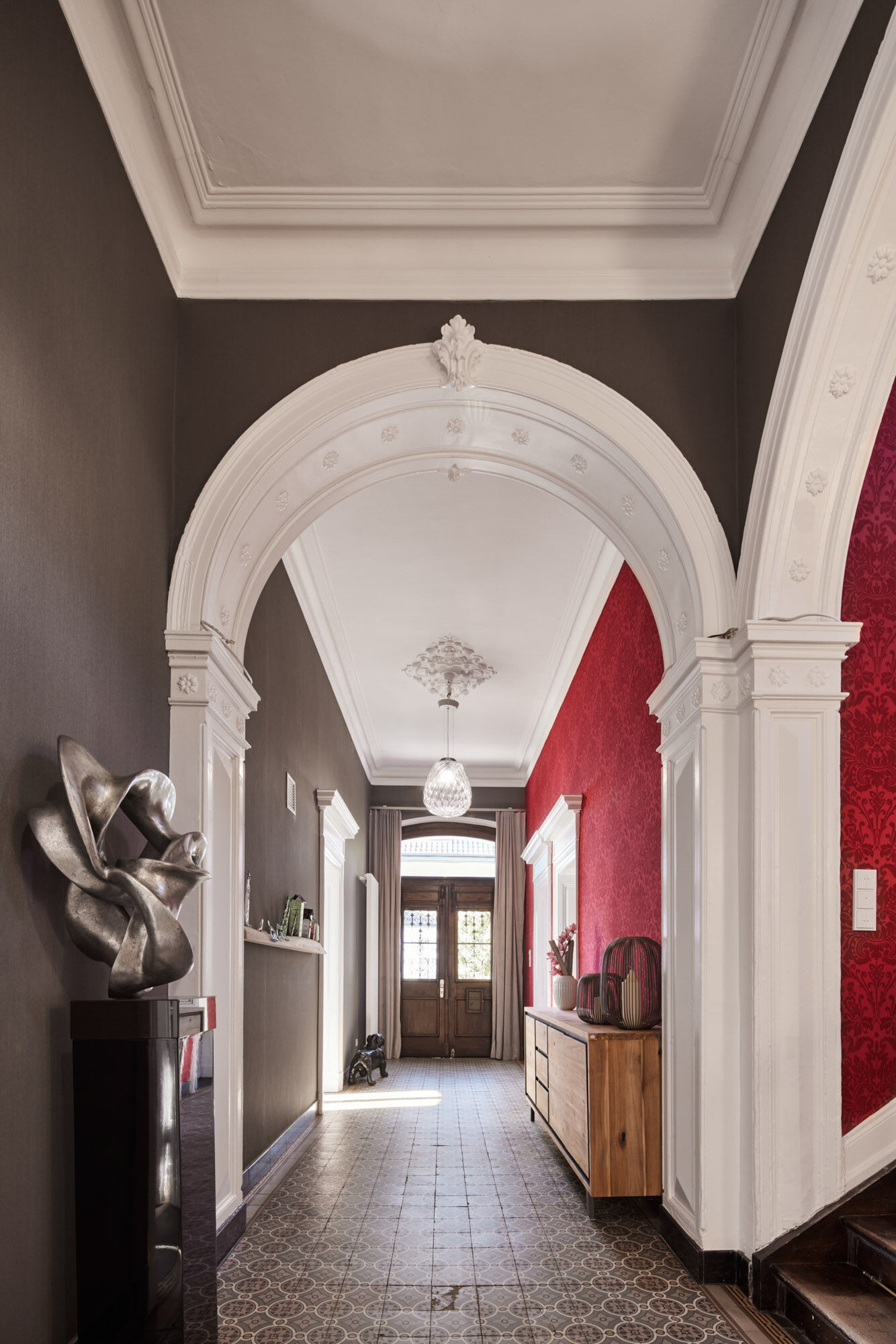 Flur und Korridor in der historischen Villa, Historische Villa Borken