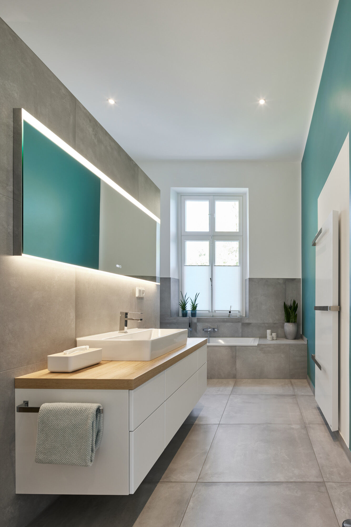 Modernes Badezimmer in der historischen Villa, Historische Villa Borken