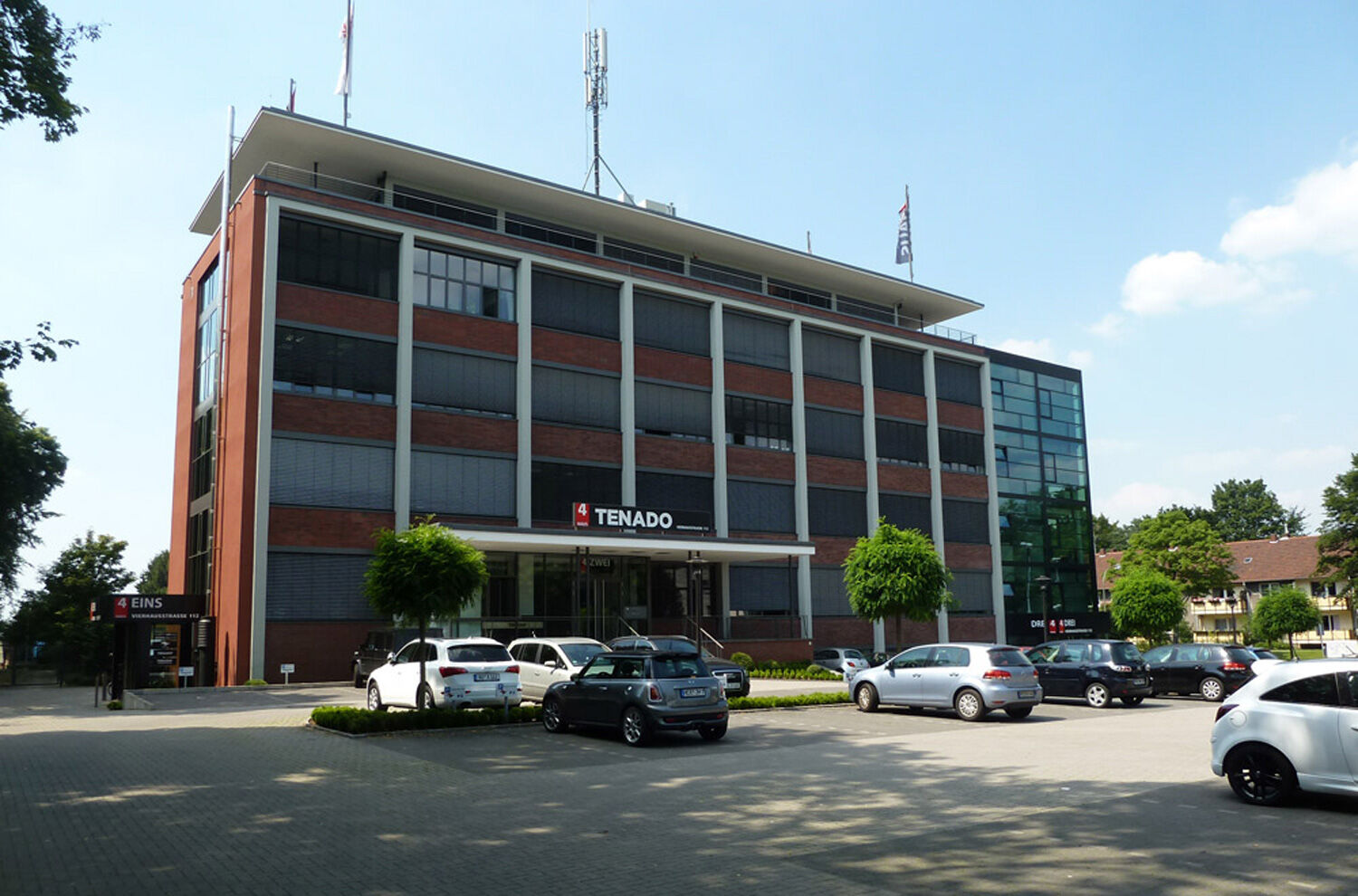 Frontalansicht der Schürzenfabrik Bochum, Schürzenfabrik Bochum
